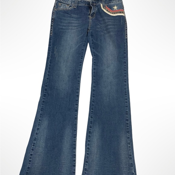 Trinity Ranch Montana Women’s Jeans- Boot Cut with Texas flare. Size 11 32x34 - Picture 1 of 7